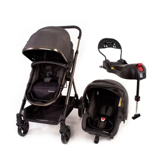 Travel System Discover Trio TS Trio Isofiz Black Chrome - Safety 1 St em Oferta na Shopee