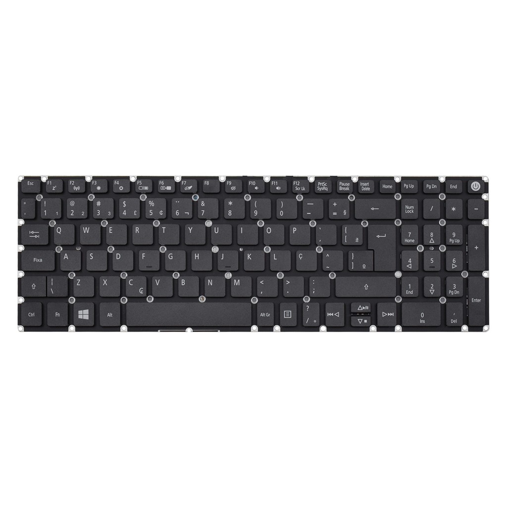 Teclado para Notebook Acer Aspire F5-573G-519X | Preto ABNT2 - F2 WI-FI ...