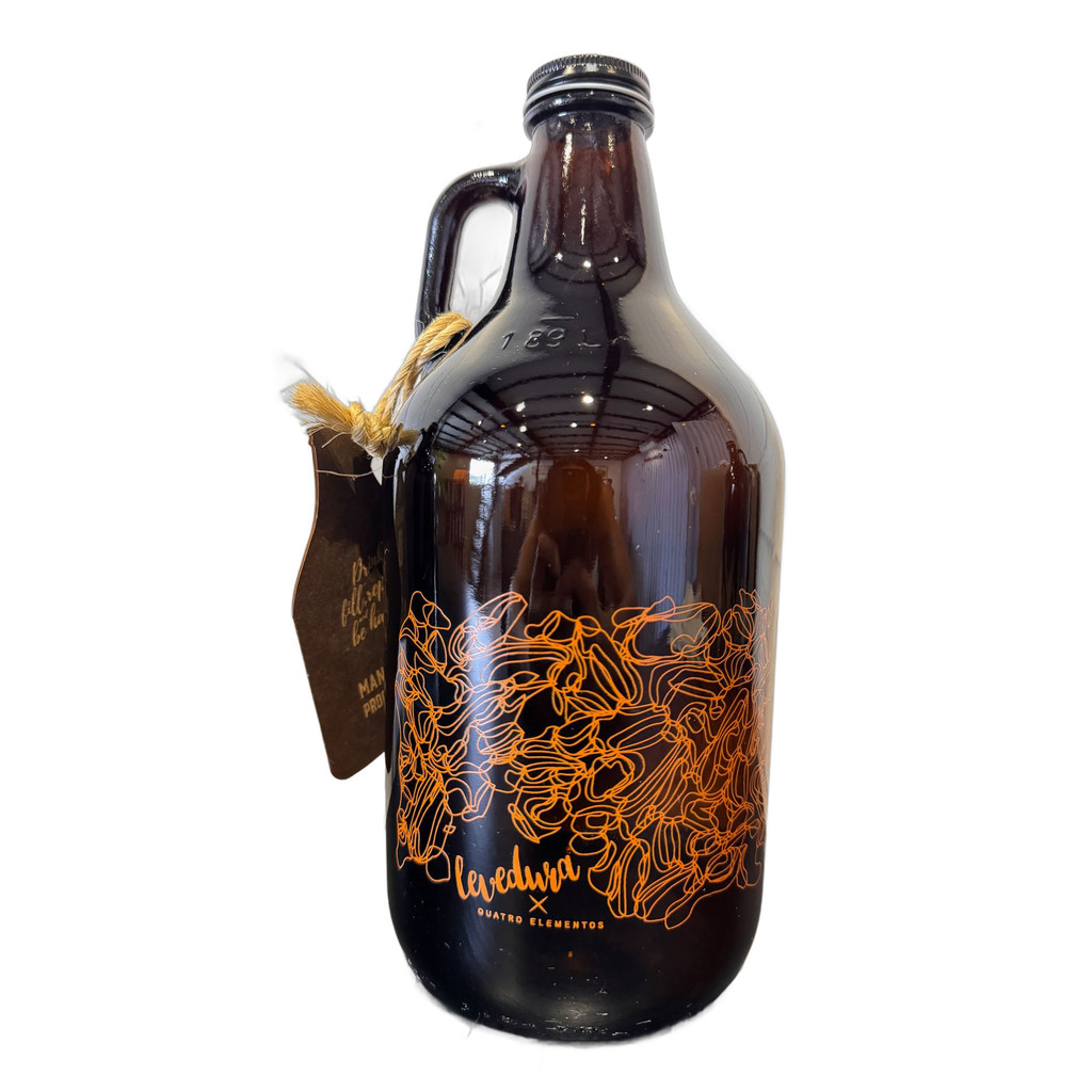 Garrafa Garrafão Growler Americano de Vidro 1,89L - Quatro Elementos ...