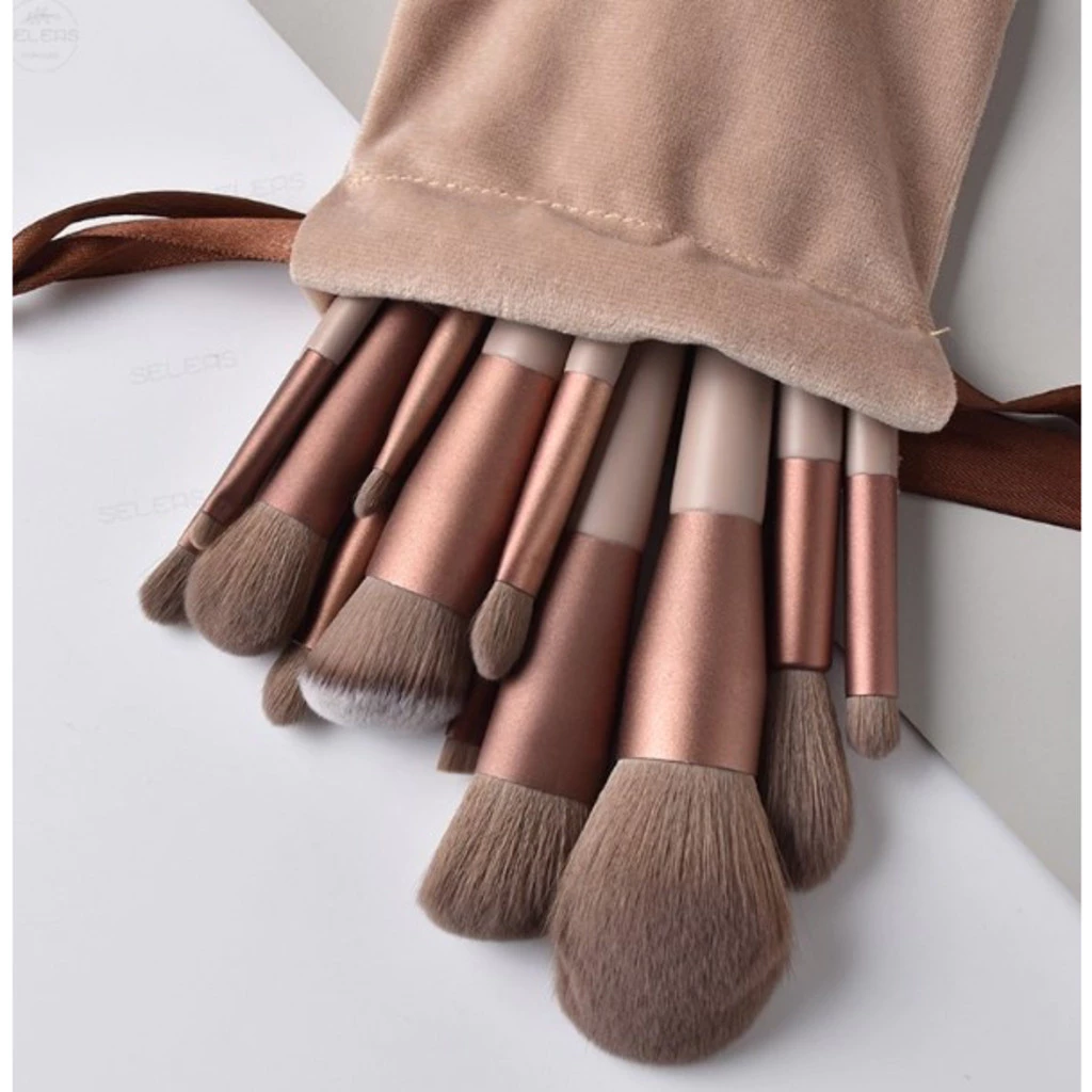 Kit 13 Pçs Pincéis De Maquiagem Contorno