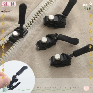 SUHU Zipper Kit De Reparo , Substituição De Cabeça De Zíper Com Fivela Ruim , Ferramentas De Costura Removíveis 3 Extrator Instantâneo De Tamanhos Diferentes