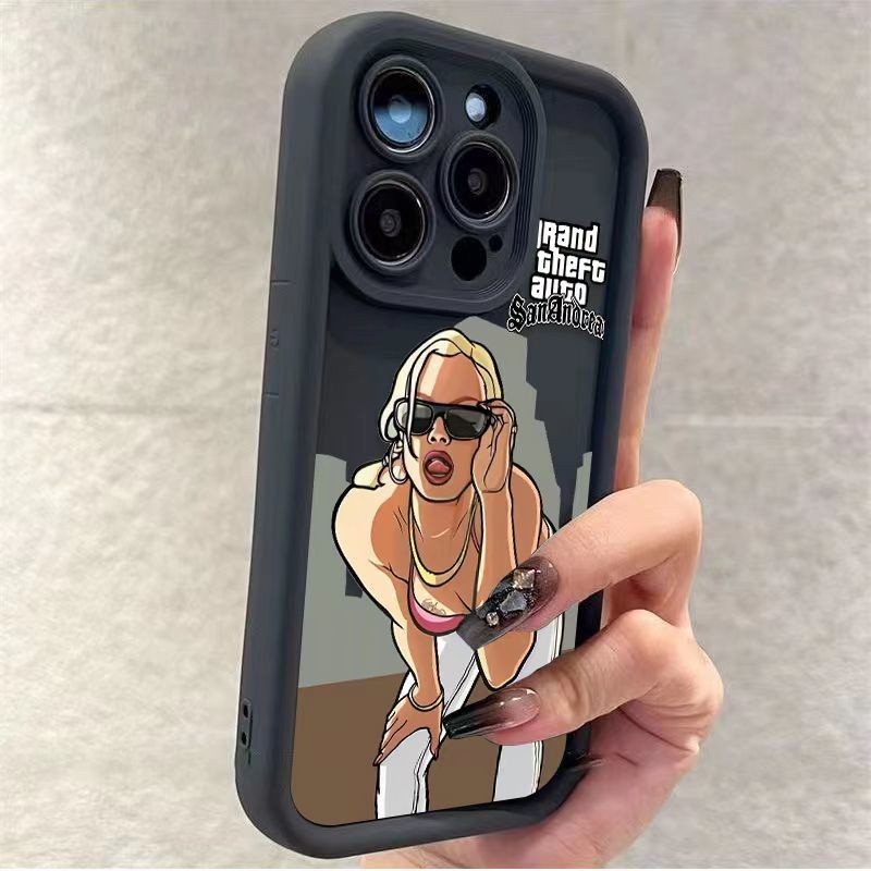 Adequado Para IPhone 11 12 Pro Max X XR XS SE 7 Plus 8 13 14 Capinha De Celular Legal De Garota Vocação Quente