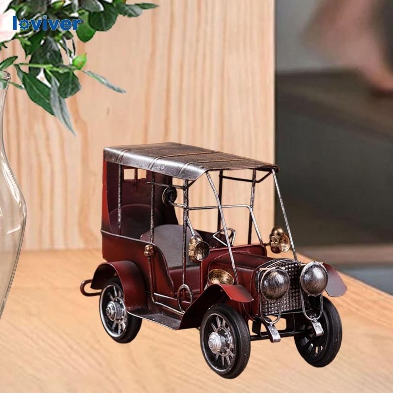 [Lzdzlx2] Modelo De Carro Retro Novidade Artesanato Figura Clássica