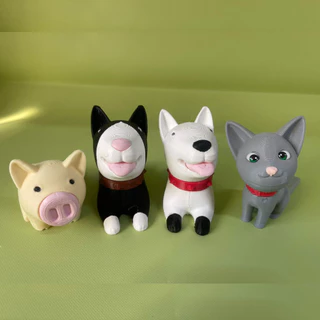Suporte Trava Porta CACHORRO DOG CAT GATO PORQUINHO Gatinhoo Aparador Peso Trava Porta Cunha Calço Divertido
