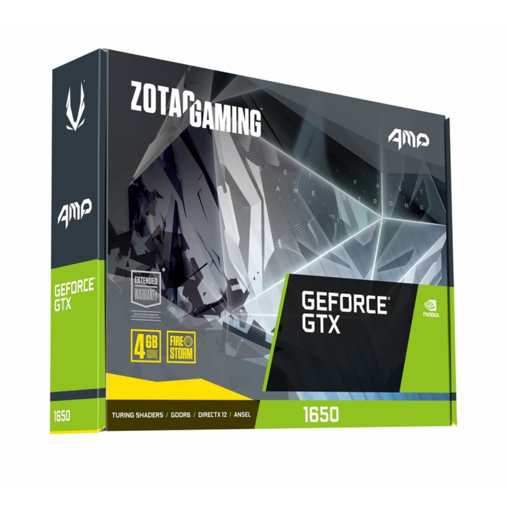 Placa de vídeo Nvidia Geforce GTX 1650 4GB DDR6 Zotac AMP | Shopee
