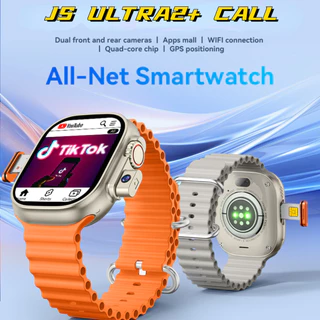 JS Ultra2 + CALL AMOLED 4G Smartwatch Suporte Cartão SIM Duas Câmeras Com Wifi 2GB RAM 16GB ROM Download APP Jogo Android Smart Watch
