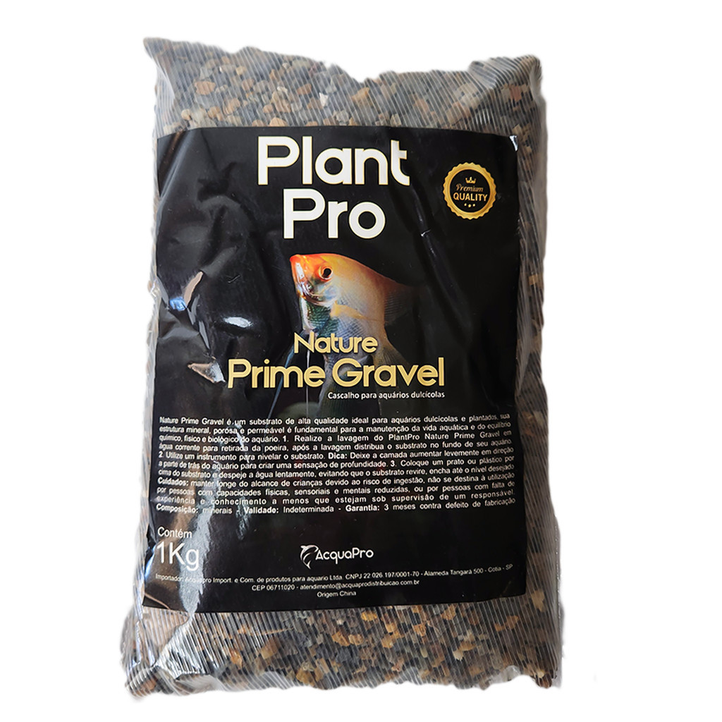 Cascalho Natural 3-5mm Plantpro Nature Prime Gravel 1kg | Shopee Brasil