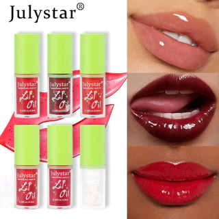 Julystar Maquiagem Transfronteiriça Hidratação Duradoura Óleo Labial Transparente Aqua Lip Gloss Frutado Espelho Comércio Exterior