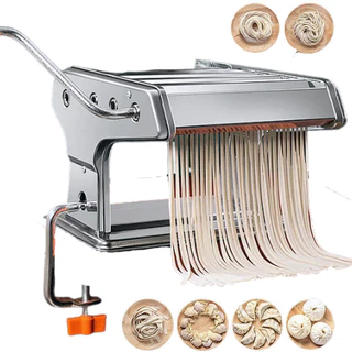 Maquina de Macarrão E Massas Caseira Fettucine Lasanha Tagliolini Diferentes Espessuras em Oferta na Shopee