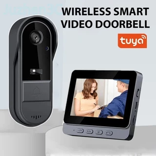 Tuya Wireless Intercomunicador Sem Fio Visão Noturna HD 4.3in Tela IPS À Prova D'água Câmera De Segurança Doméstica Inteligente Vídeo By Bell