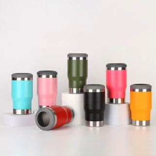 Copo Térmico de Aço Inox Porta Bebida Garrafa Latinha Conserva Gelado Drink 420ml com Abridor super promoção