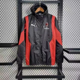 Jaqueta corta-vento de futebol com capuz terno de treino de manga comprida S-2XL jaqueta de futebol