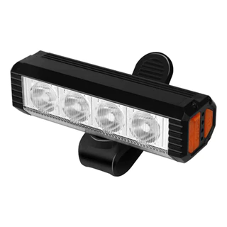 Farol Lanterna Bike C/Power Bank 4 Led TG3 Usb Tipo C