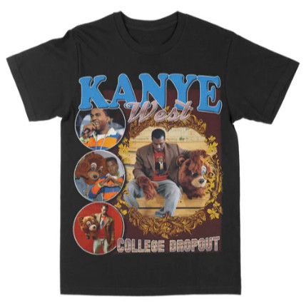 Camiseta Kanye West Camisa Unissex Algodão