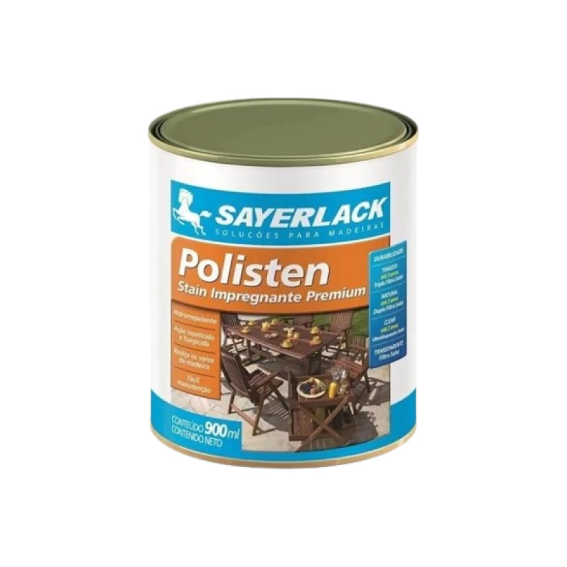 Polisten Sayerlack Stain 900ml Madeira Varias Cores