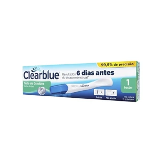 Teste De Gravidez Clearblue Saiba Antes Com 1 Unidade em Oferta na Shopee