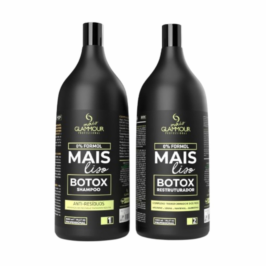 Kit Shampoo Botox Hidratação e Alinhamento dos fios | Shopee Brasil
