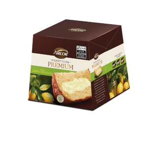 Panettone Premium Com Recheio De Limão Siciliano Arcor 430g