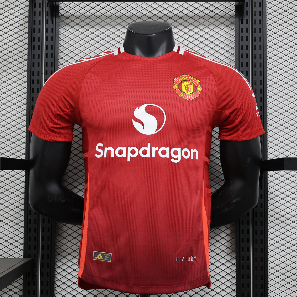  24 M-U Home versão do jogador Camisa De Equipe