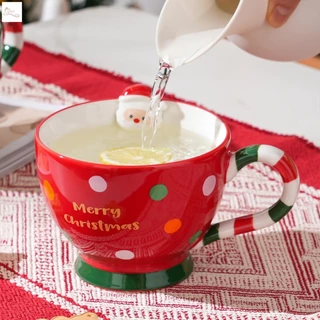 Xícara De Chá De Café De Natal Caneca De Manhã De Arte Criativa De Grande Capacidade
