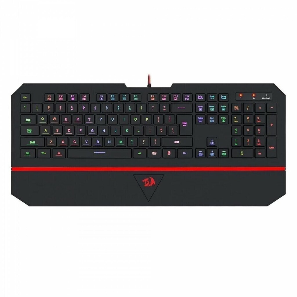 Teclado Redragon Gamer Karura 2 K502 RGB, ABNT-2, Black