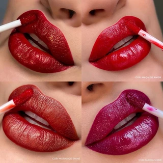 LIP TINT SHINE Mahav - Delicadas Particulas De Brilho,Cores Intensas, Brilhantes E Duradouras em Oferta na Shopee