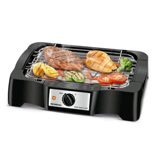 Churrasqueira Elétrica Mondial Pratic Steak & Grill Grelha com Altura Regulável 1200W 127V CH-07 em Oferta na Shopee