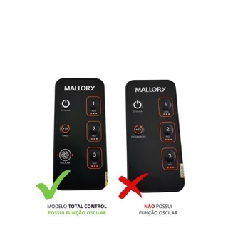 Controle Remoto - Ventilador de Mesa Mallory Neo Air Total Control
