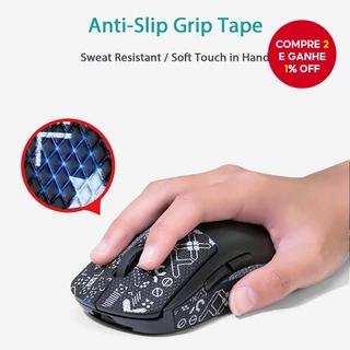  Fita de Pegada para Mouse Logitech G PRO X SUPERLIGHT Adesivo Antiderrapante Resistente ao Suor Compatível com o