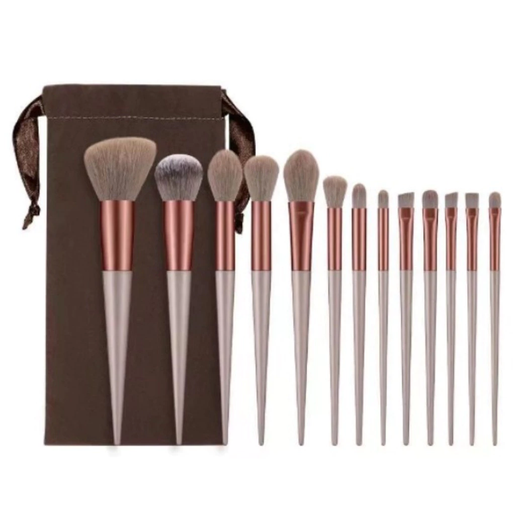 Kit 13 Pçs Pincéis De Maquiagem Contorno
