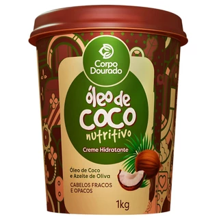 Corpo Dourado Mascara Condicionador Oleo De Coco 1Kg