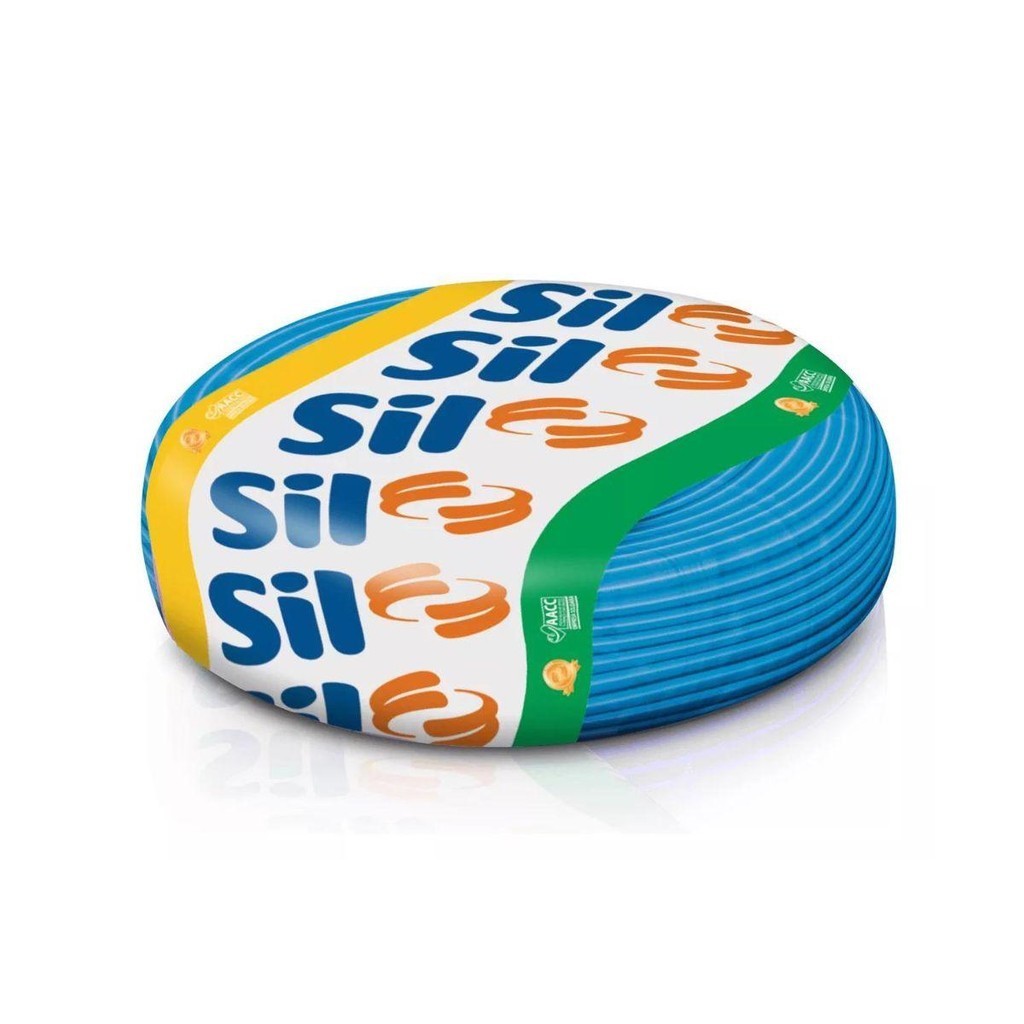 Fio Cabo Flexivel 1,5mm - 100 Metros Azul - Sil