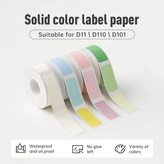 NIIMBOT D110/D11/D101 Papel De Rótulo Colorido Adesivo À Prova D