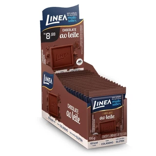Mini Chocolate Ao Leite Diet Linea 15un de 13g