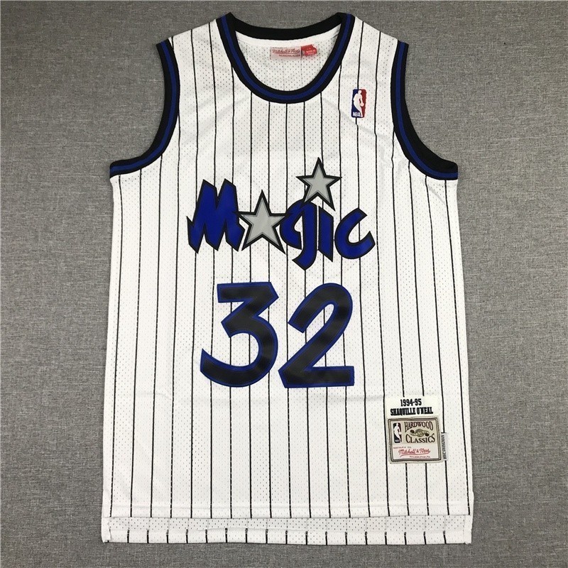 [4 Estilos] nba jersey Orlando Magic No . 32 O'neal retro Basquetebol Branco