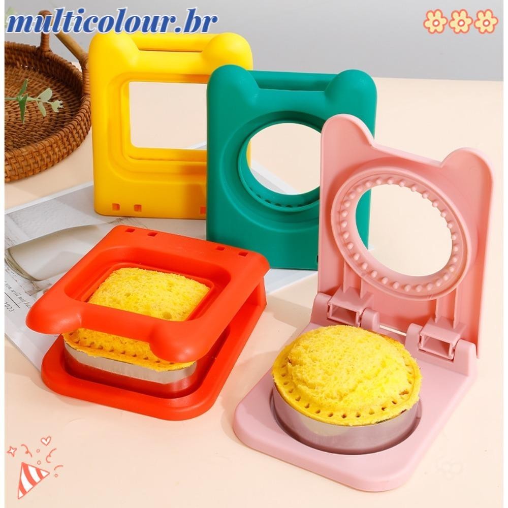 Cortador E Selador Sanduíche Aço Inoxidável 304 - Para PBJ, Biscoitos, Culinária Infantil