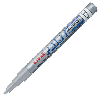 Pincel marcador permanente Paint Marker prata PX-21 Uni-Paint