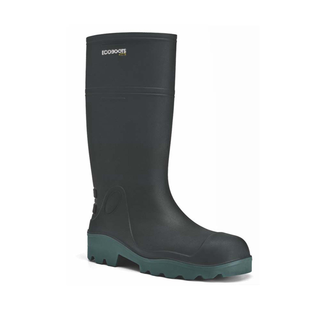 Bota Galocha Ecoboots Ca 34233 Bota Ecoboots Bota De Segurança Impermeável  Galocha Cano Longo Preta Ecoboots De Proteção Chuva Bracol CA 34671