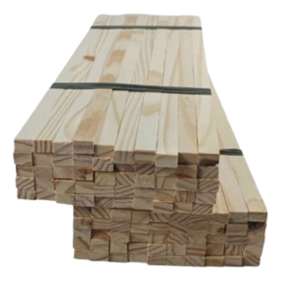 50 Ripas Sarrafos P/ Artesanato Decoração Vigas Madeiras Pinus 1x1,5x50cm