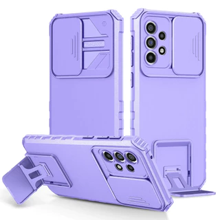 Para Samsung Galaxy S23 S24 Ultra A55 A35 5G A14 A54 A34 A15 A05S A53 A52 A73 S22 S21 FE Plus Caixa Protetora Câmera Deslizante Telefone