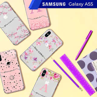 Capa Capinha - Samsung Galaxy A55 - Transparente Personalizada com Nome
