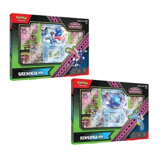 Box Cartas Pokemon Fábulas Nebulosas Greninja Kingdra Copag
