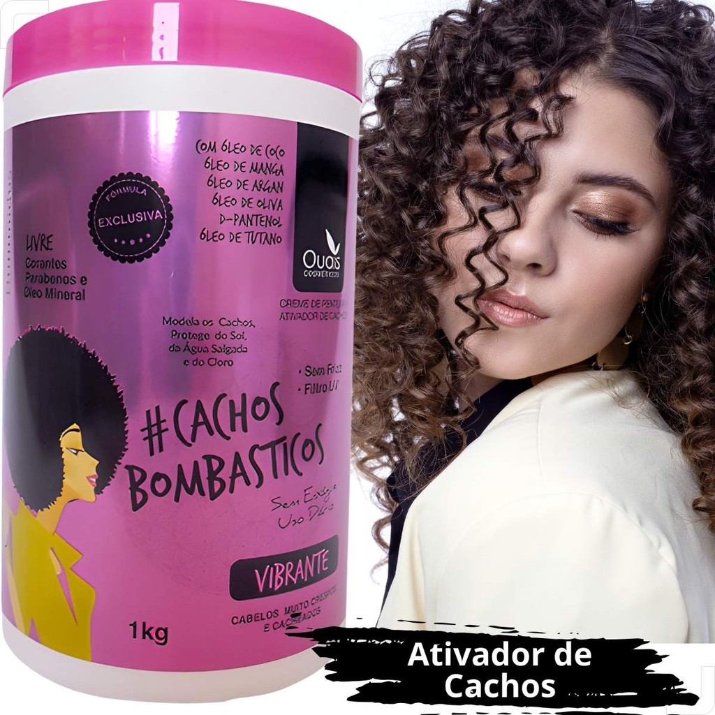 Melhor Ativador de Cachos e Creme de Pentear Cachos do Mercado ...