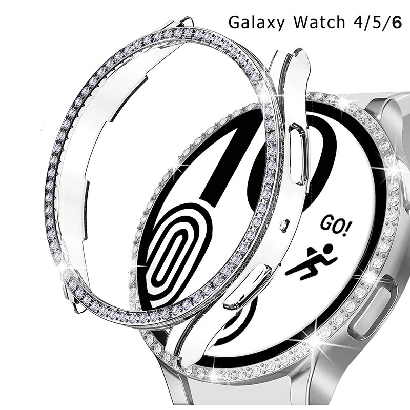 Caixa De Diamante De Luxo Compatível Com Samsung Galaxy Watch 4/5/6 5