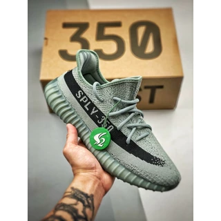 Wholesalerunisex'jade Cinza Yeezy Boost 350 v2 Tênis De Corrida Para Mulheres Homens Sapatos De Corte Baixo Casal Tamanho Padrão : 36-46