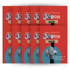 Kit de Evangelismo - 10 livros Palavras de Vida - Desafios Diários do Jovem Cristão