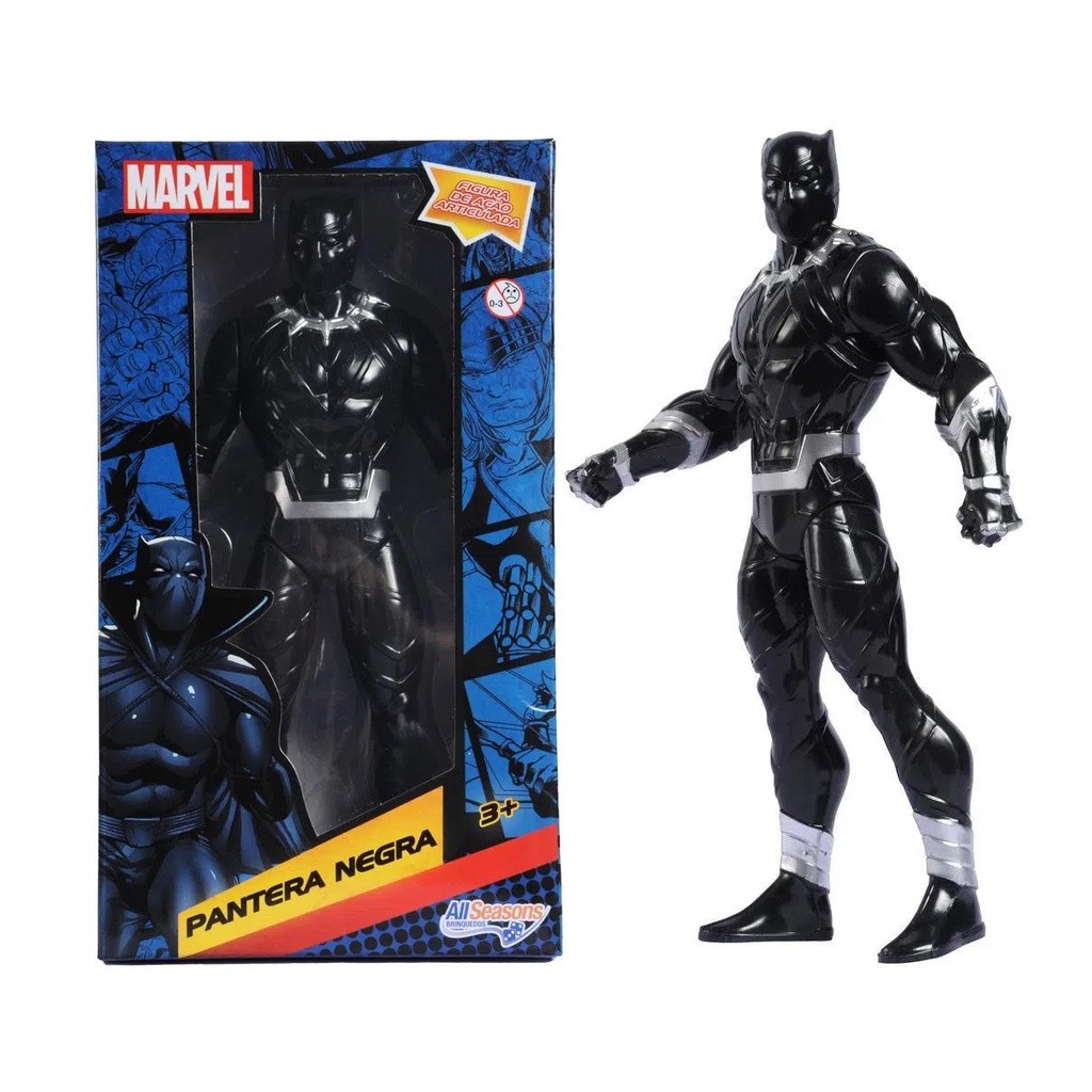 Brinquedo Pantera Negra Boneco Articulado 22 cm | Shopee Brasil