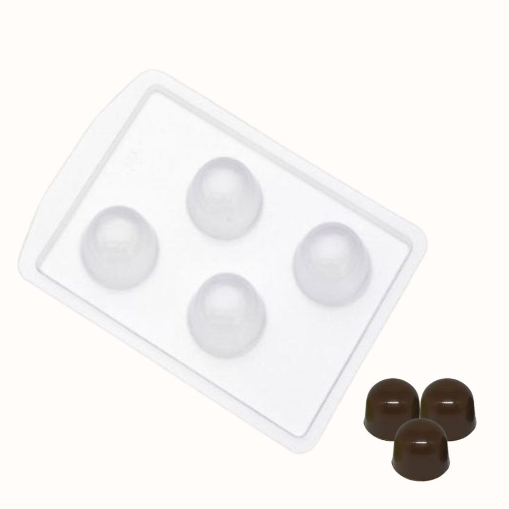 Forma Com Silicone Trufa 50g Crystal Un | Shopee Brasil