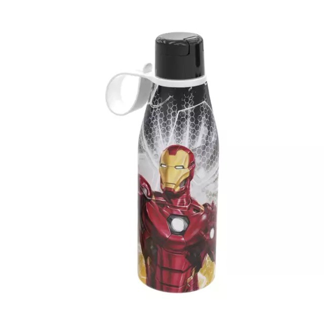 GARRAFA ABRE FÁCIL HOMEM DE FERRO 530ML GARRAFINHA | Shopee Brasil