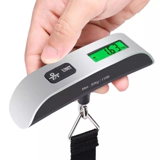 Kit 1/2/3 Unidades Balança de Mão Digital KNUP 50kg–Ideal Para Viagens/ Malas e Pesagem de Bagagem Com Gancho Resistente em Oferta na Shopee
